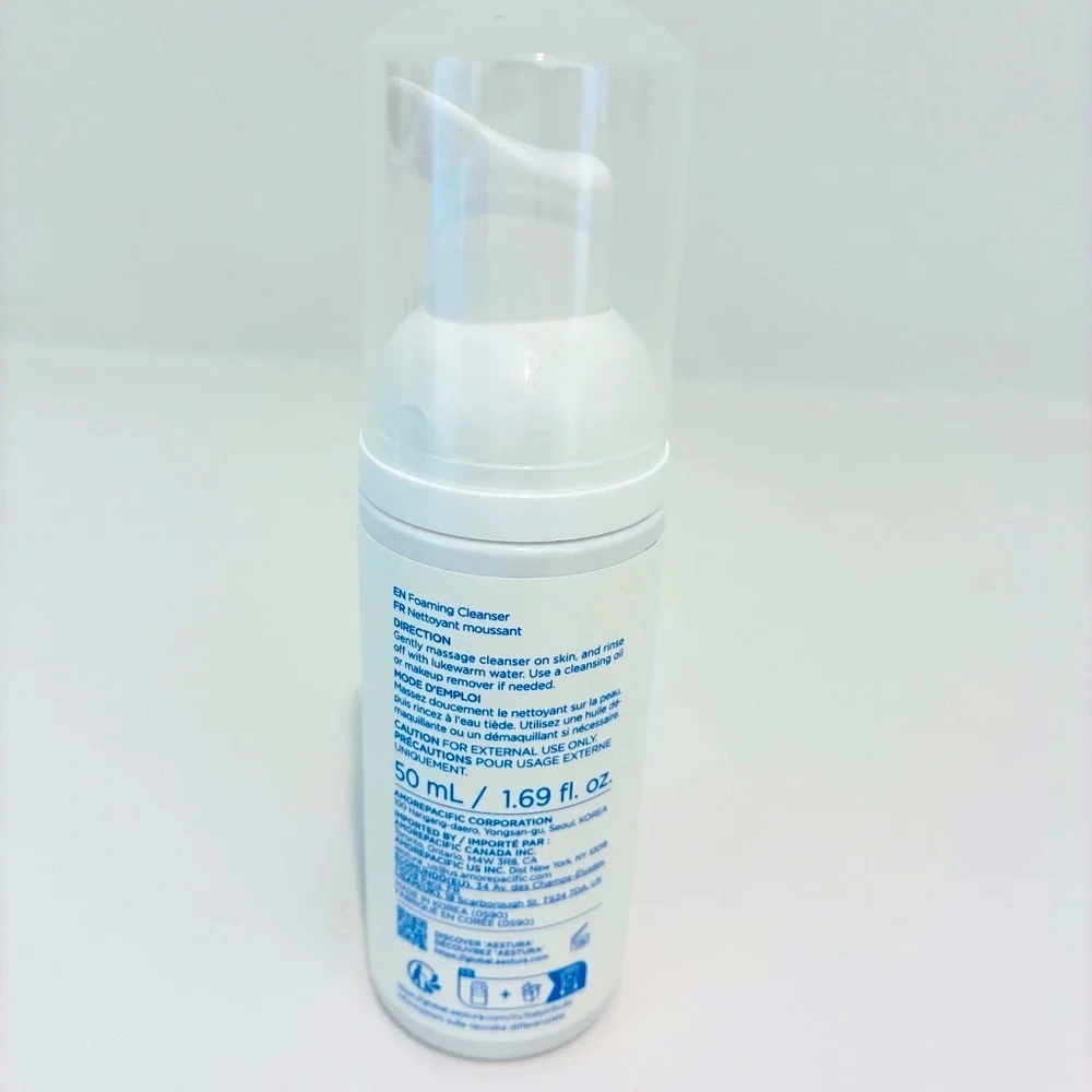 Korean Beauty Set Aqua Squalane Cream+Round Lab SPF+Aestura Cleanser - Picture 9 of 10